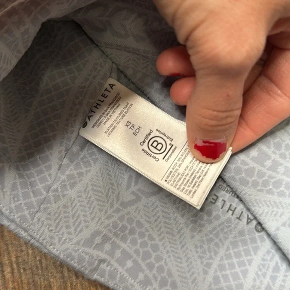 Athleta Elation Textured Tight Dreamweaver Blue Star size XS leggings - Picture 9 of 12